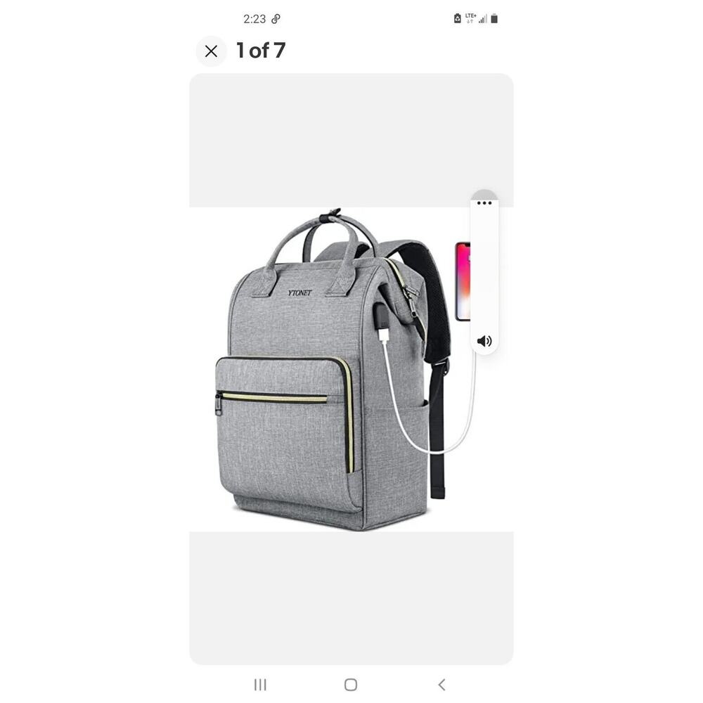 Ytonet Laptop Backpack With USB Port